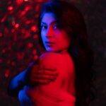 Akshita Bopaiah Instagram - Dripping in moonlight… MUA : @nikithaanandmakeup Decor : @vakshaparivarah Outfit : @charny_mashi Clicks : @onehorizonproductions