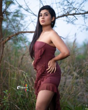 Akshita Bopaiah Instagram - Brown and Bold 🤎 🤎🤎, the fall fashion way .

@rainbow_photography_official
@thousifsait_makeup_artist