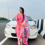 Akshita Bopaiah Instagram - Peace is always beautiful 🌸🌸🌸 Outfit: @srisaicollections9 Mysore, Karnataka