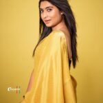 Akshita Bopaiah Instagram - You had me at yellow .. M&H : @prashanthmakeover