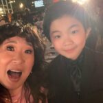 Alan Kim Instagram - It's such an honor. Thank you for having me. Meeting famous people is always happy! ❤️ @goldhouseco @bingchen #goldgala #AAPI Music Center Plaza