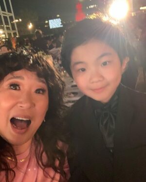 Alan Kim Instagram - It's such an honor. Thank you for having me. Meeting famous people is always happy! ❤️ @goldhouseco @bingchen #goldgala #AAPI