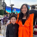 Alan Kim Instagram - It's such an honor. Thank you for having me. Meeting famous people is always happy! ❤️ @goldhouseco @bingchen #goldgala #AAPI Music Center Plaza