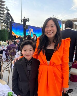 Alan Kim Instagram - It's such an honor. Thank you for having me. Meeting famous people is always happy! ❤️ @goldhouseco @bingchen #goldgala #AAPI