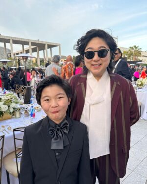 Alan Kim Instagram - It's such an honor. Thank you for having me. Meeting famous people is always happy! ❤️ @goldhouseco @bingchen #goldgala #AAPI