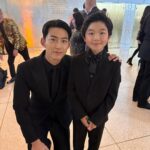 Alan Kim Instagram - It's such an honor. Thank you for having me. Meeting famous people is always happy! ❤️ @goldhouseco @bingchen #goldgala #AAPI Music Center Plaza