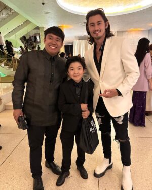 Alan Kim Instagram - It's such an honor. Thank you for having me. Meeting famous people is always happy! ❤️ @goldhouseco @bingchen #goldgala #AAPI