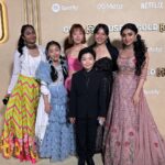 Alan Kim Instagram - It's such an honor. Thank you for having me. Meeting famous people is always happy! ❤️ @goldhouseco @bingchen #goldgala #AAPI Music Center Plaza