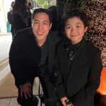 Alan Kim Instagram - It's such an honor. Thank you for having me. Meeting famous people is always fun!! @goldhouseco @bingchen #goldgala #beef #AAPI Music Center Plaza