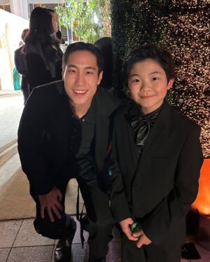 Alan Kim Instagram - It's such an honor. Thank you for having me. Meeting famous people is always fun!! @goldhouseco @bingchen #goldgala #beef #AAPI