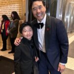 Alan Kim Instagram - It's such an honor. Thank you for having me. Meeting famous people is always fun!! @goldhouseco @bingchen #goldgala #beef #AAPI Music Center Plaza