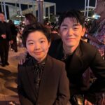 Alan Kim Instagram - It's such an honor. Thank you for having me. Meeting famous people is always fun!! @goldhouseco @bingchen #goldgala #beef #AAPI Music Center Plaza