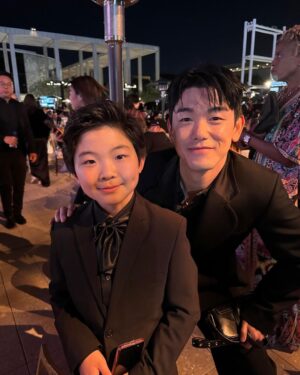 Alan Kim Instagram - It's such an honor. Thank you for having me. Meeting famous people is always fun!! @goldhouseco @bingchen #goldgala #beef #AAPI