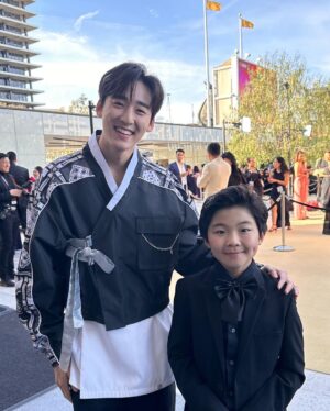 Alan Kim Instagram - It's such an honor. Thank you for having me. Meeting famous people is always fun!! @goldhouseco @bingchen #goldgala #beef #AAPI
