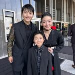 Alan Kim Instagram - It's such an honor. Thank you for having me. Meeting famous people is always fun!! @goldhouseco @bingchen #goldgala #beef #AAPI Music Center Plaza