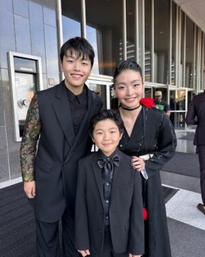 Alan Kim Instagram - It's such an honor. Thank you for having me. Meeting famous people is always fun!! @goldhouseco @bingchen #goldgala #beef #AAPI