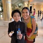 Alan Kim Instagram - It's such an honor. Thank you for having me. Meeting famous people is always fun!! @goldhouseco @bingchen #goldgala #beef #AAPI Music Center Plaza