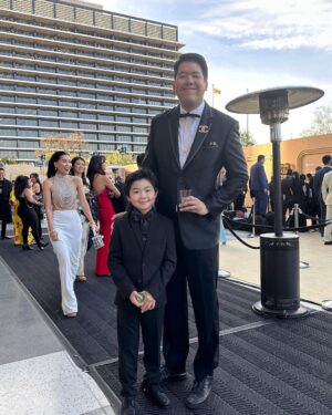 Alan Kim Instagram - It's such an honor. Thank you for having me. Meeting famous people is always fun!! @goldhouseco @bingchen #goldgala #beef #AAPI