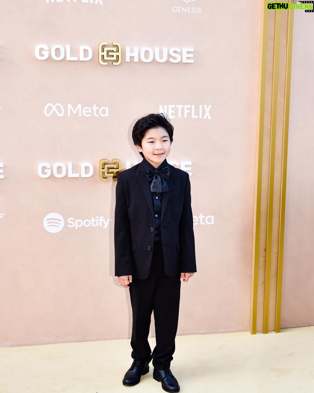 Alan Kim Instagram - Thank you so much for having me! It was a great time! @goldhouseco @bingchen #goldgala #aapi Music Center Plaza