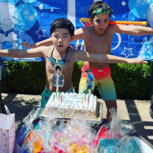 Alan Kim Instagram - Yayyy!! My 11th birthday party!! My birthday is the same as my BFF Asher. ❤️Thank you for coming love my friends! 💕💕