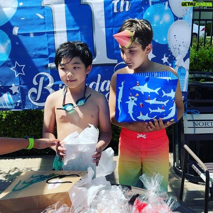 Alan Kim - 2.7K Likes - Yayyy!! My 11th birthday party!! My birthday is the same as my BFF Asher. ❤️Thank you for coming love my friends! 💕💕