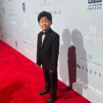 Alan Kim Instagram - Thank you for having me! @character.media @unforgettablegala @christina_gdfht It was so good! 😍😍 #unforgettablegala #unforgettablegala2022 #charactermedia The Beverly Hilton