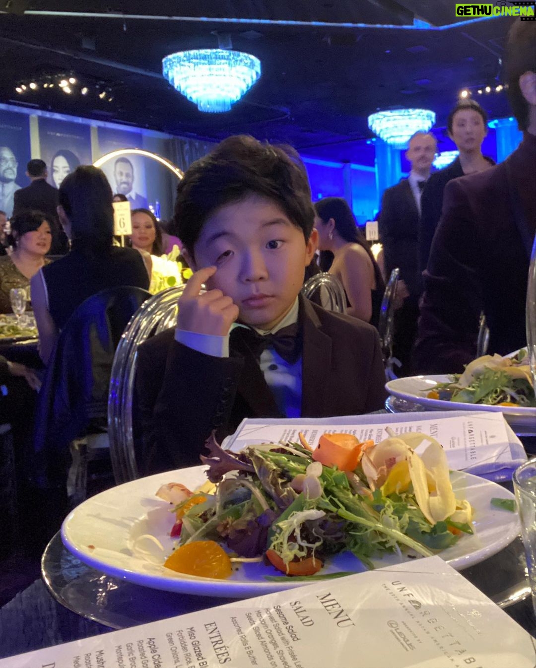 Alan Kim Instagram - Thank you for having me! @character.media @unforgettablegala @christina_gdfht It was so good! 😍😍 #unforgettablegala #unforgettablegala2022 #charactermedia The Beverly Hilton