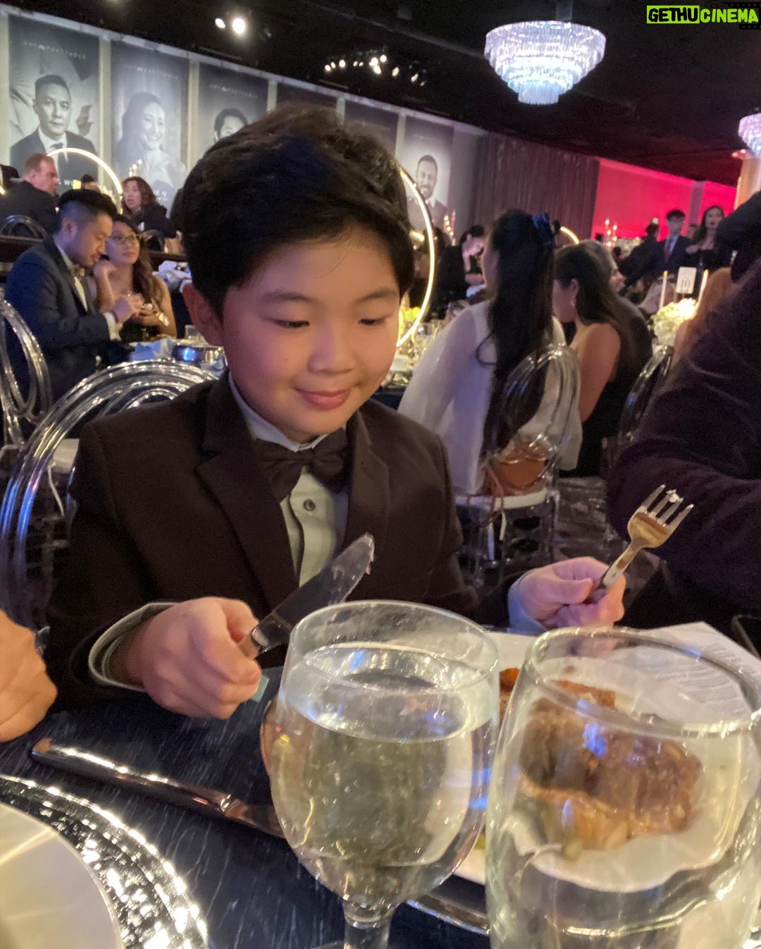 Alan Kim Instagram - Thank you for having me! @character.media @unforgettablegala @christina_gdfht It was so good! 😍😍 #unforgettablegala #unforgettablegala2022 #charactermedia The Beverly Hilton