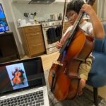 Alan Kim Instagram - I worked hard to learn cello. 😅😅but too difficult. 😅😅 @appletvplus Special thanks to #Kevantorfeh @h.anna.bae @caseyk.mp3
