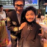 Alan Kim Instagram - It's such an honor. Thank you for having me. Meeting famous people is always happy! ❤️ @goldhouseco @bingchen #goldgala #AAPI Music Center Plaza