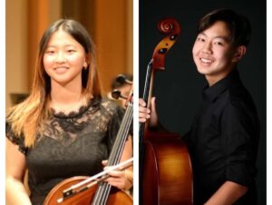 Alan Kim Instagram - I worked hard to learn cello. 😅😅but too difficult. 😅😅 @appletvplus 
Special thanks to #Kevantorfeh @h.anna.bae @caseyk.mp3