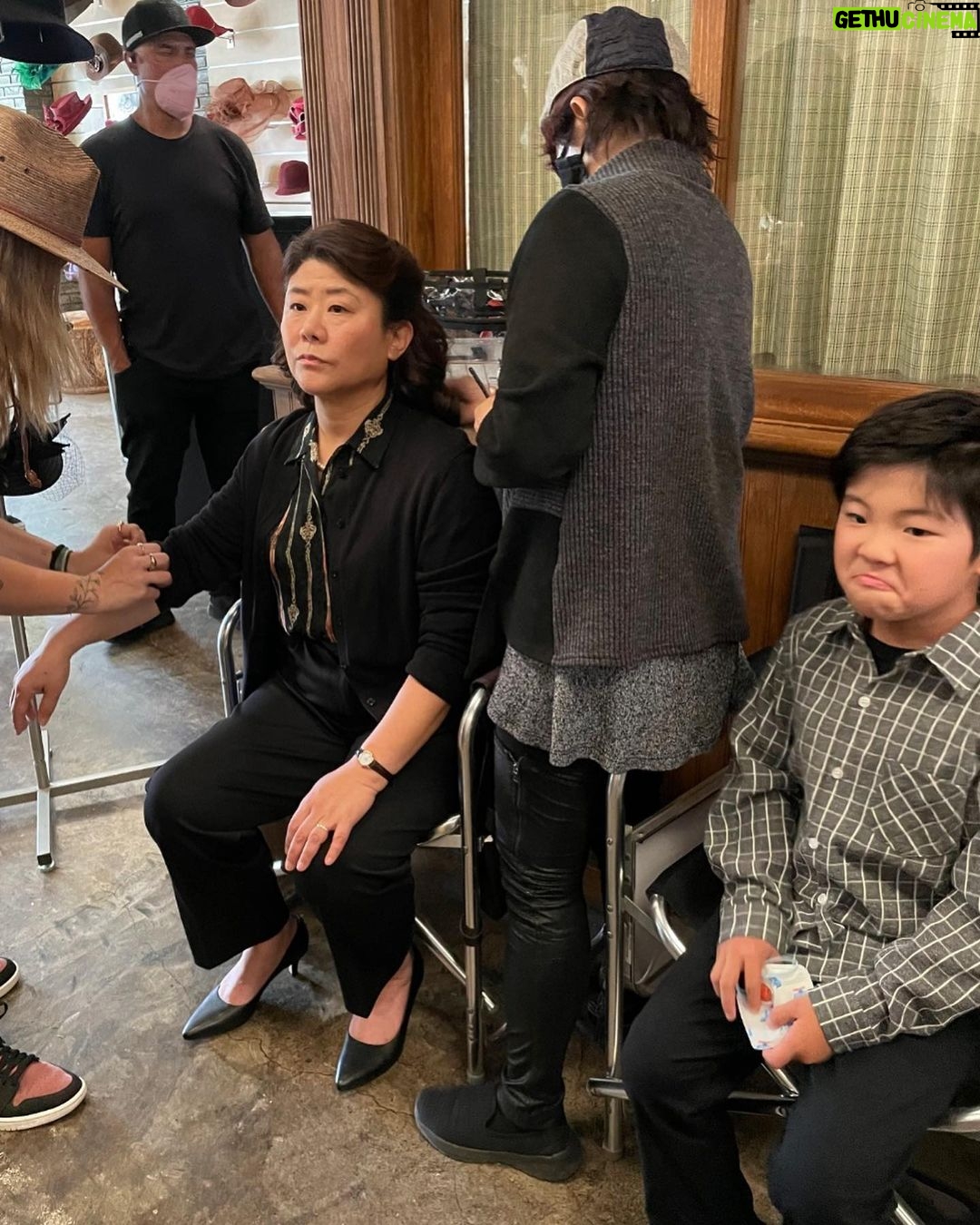 Alan Kim Instagram - It was a great time ❤️❤️thank you so much director @deepamehtaofficial 💕@appletvplus @leejungeun69 @kihonglee #littleamericaseason2 Hollywood