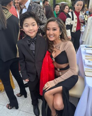 Alan Kim Instagram - It's such an honor. Thank you for having me. Meeting famous people is always fun!! @goldhouseco @bingchen #goldgala #beef #AAPI