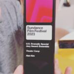 Alan Kim Instagram - Thank you so much! 💕💕💕 @sundanceorg @picturestart @searchlightpics @mollsterg @nicky_spaghetti @bensplatt @noahegalvin and theater camp family! 💕💕#theatercamp #sundancefilmfestival2023 #usdramaticspecialjuryawardensamble Can’t Wait July 14, 2023💕💕💕