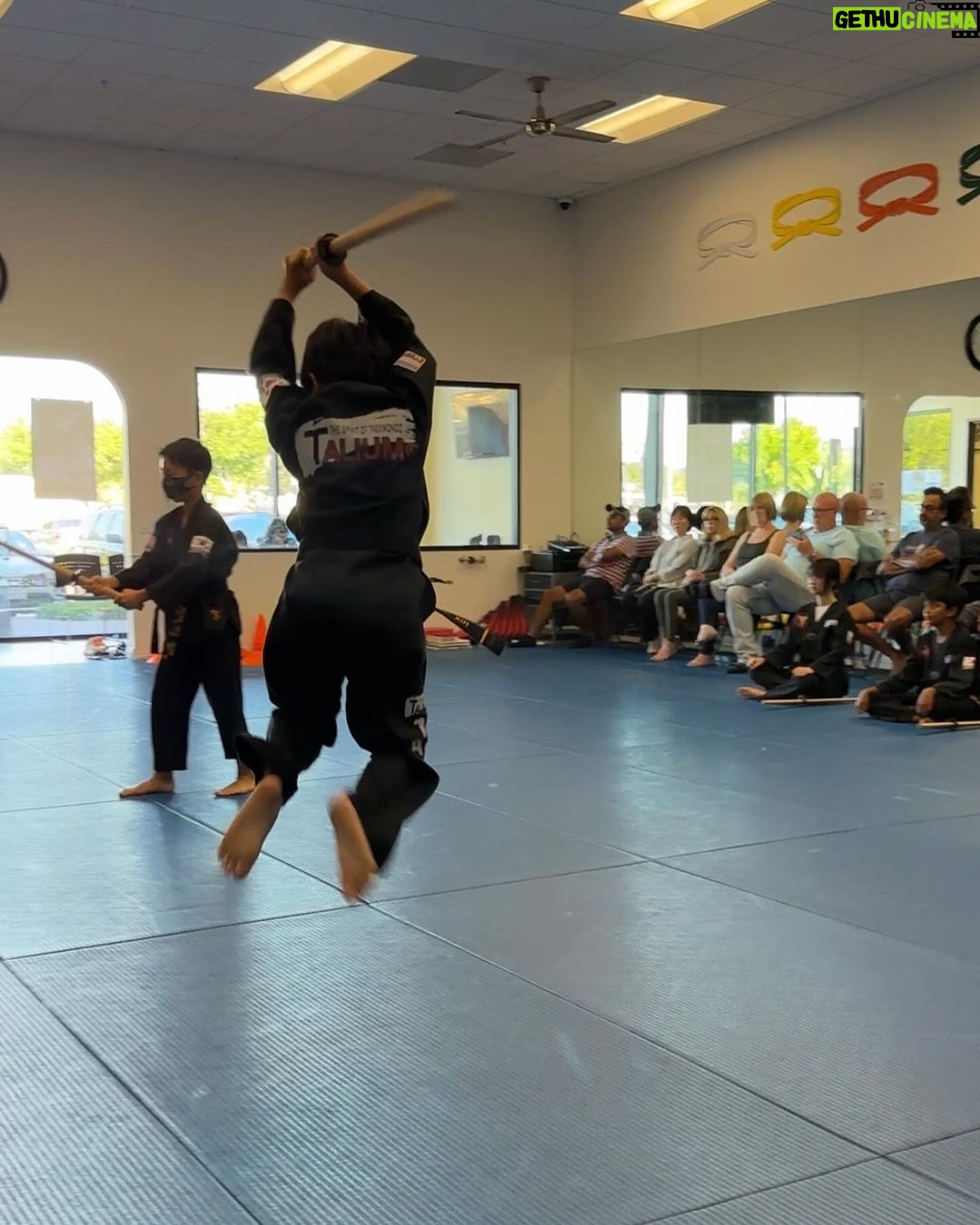 Alan Kim Instagram - Taekwondo 1dan 2nd patch test! @masterlee.talium Thank you so much! 💕💕 Irvine, California