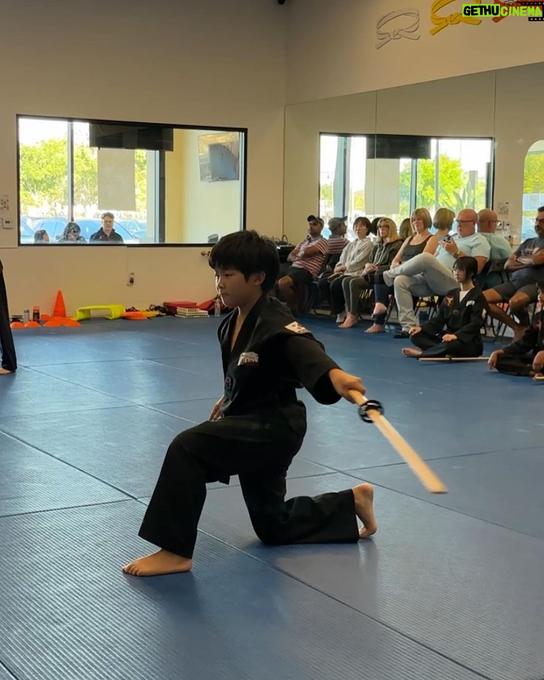 Alan Kim Instagram - Taekwondo 1dan 2nd patch test! @masterlee.talium Thank you so much! 💕💕 Irvine, California