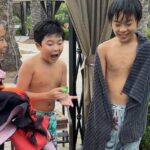 Alan Kim Instagram - Happy birthday to one of my bffs. Laila! 🩷❤️It was so fun at Knotts berry farm! 👍🏻👍🏻Also one of my Bffs Timothy’s birthday was last month! The pool party was also so much fun! Thank you so much for being my friends and inviting me to these fantastic birthday parties!! ❤️🩷😂