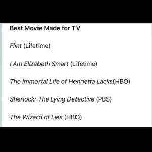 Alana Boden Instagram - I feel so honoured to have been nominated for this years Critics Choice Awards and to be nominated alongside these incredible actresses! @lifetimetv #iamelizabethsmart #critictschoice