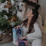 Alanis Desilets Instagram - J'ai le plus beau lutin. 🌲🐶 On a choisi d'ajouter sous le sapin deux valeurs sûres — les kits de @niveacanada. Nous avons choisi les kits Santez-Vous Hydraté(e) et Santez-Vous Rafraîchi(e) cette année.Simple et apprécié de toutes les femmes de ton entourage.💙 #pub #NIVEANation #NIVEAHoliday