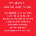 Aldri Anunciação Instagram – *Declaro o início de meu “jejum” de voos da Gol até que a empresa se retrate e indenize moralmente Samantha Barbosa que foi expulsa injustamente do voo 1575.

*O “jejum” de voos da Gol perdura até que a empresa turbine uma dinâmica educativa sobre os 05  fundamentos do Letramento Racial  para todos os seus Comandantes, com vistas a práticas antirracistas nos serviços e voos. 

*Por + respeito, sensibilidade e razoabilidade na sociedade. 

OBS: Autorizo que qualquer um  reutilze este card  em  seu perfil caso tenha vontade. 😉

*Sejam bem vindas @latamairlines e @azulinhasaereas! (Por enquanto) conto com seus voos! 😉

#racismo 
#gollinhasaereas 
#samanthabarbosa
#companhiaaérea
#bagagem
#respeito
#blacklivesmatter 
#passagemaérea
#comandante
#nãovoegol
#racismonoar