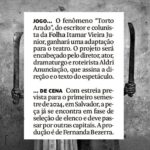 Aldri Anunciação Instagram - ✨TORTO ARADO GANHARÁ UMA ADAPTAÇÃO E CHEGARÁ AOS TEATROS ✨ Nossa semana inicia com muita alegria! É com grande prazer que anunciamos mais uma parceira com @aldri.oficial , que desta vez, assina a direção e o texto do espetáculo. O sucesso literário escrito pelo também baiano @itamarvieirajr, tem estreia prevista para o primeiro semestre de 2024 e deve percorrer o Brasil! A produção é de @fernanda.bez. Quem aqui não vai perder o espetáculo por nada? ❤️✨ #tortoarado #espetaculo #teatro #2024 #brasil #aldrianunciação