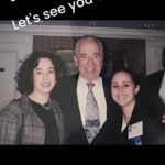 Aleeza Ben Shalom Instagram - Everyone tap in! Here's me, Lisa Caplan 😅 at 21with former Israeli Prime Minister, Shimon Perez and Mindy Stoulis! Even back then, I was involved with changing the world and was the student chairperson on the @ujafedny @ujacampus! @thejewishchronicle #seeyouat21 #everyonetapin #tapin #shimonperez #thejewishchronicle #uja #memories #collegelife📚
