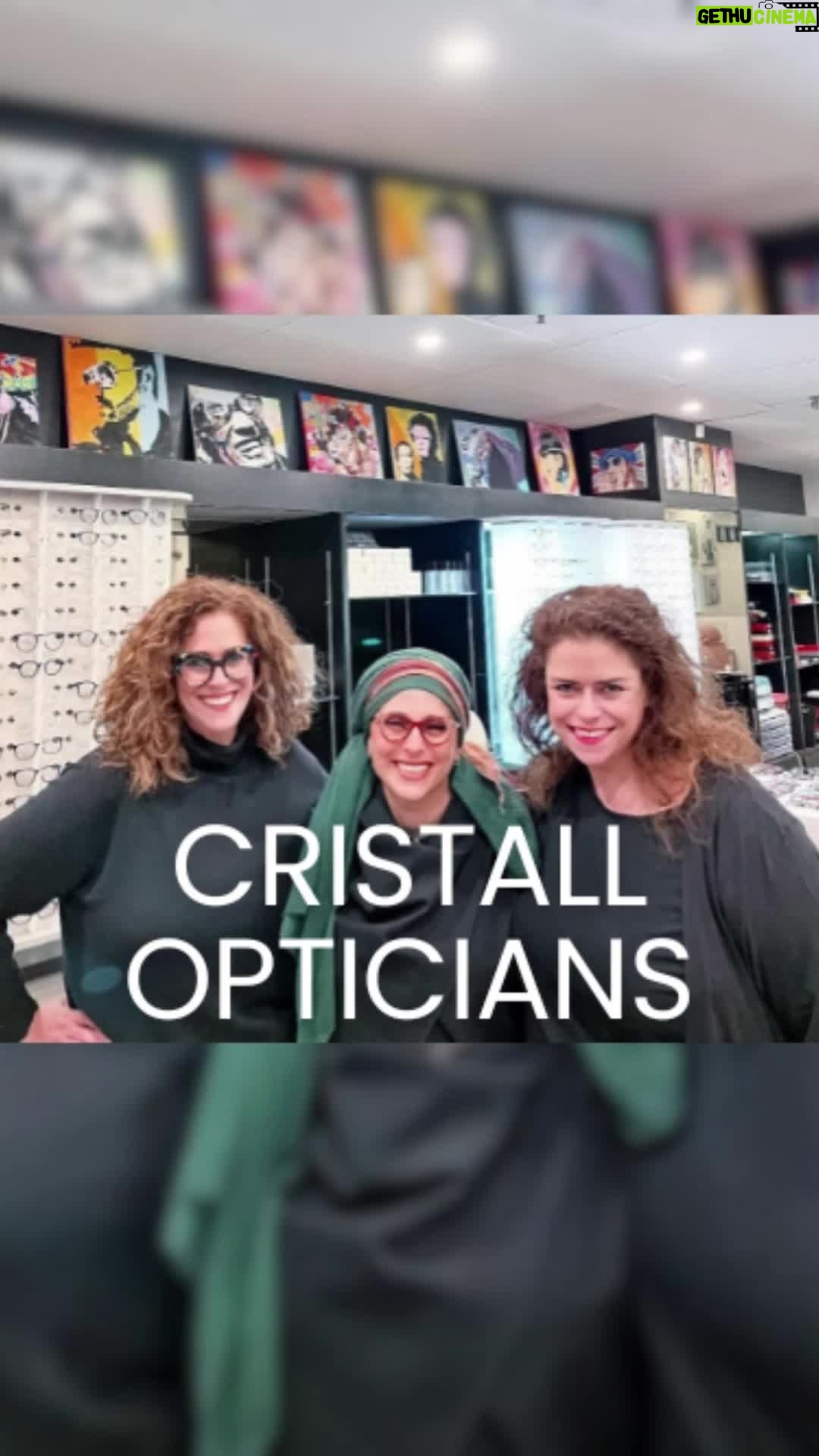 Aleeza Ben Shalom Instagram - 😍When I was on tour in Canada I visited Cristall Opticians and discovered a huge selection of fabulous glasses. 🕶️ I chose these great ones by an Israeli designer! Thank you, @cristall_opticians. I love my new glasses!