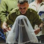 Aleeza Ben Shalom Instagram - Mazal tov to my dear friend @sallymitlas who celebrated her daughter's wedding! Rebecca and Dan got married right near Dan's army base in Hebron, making it a wedding like no other! Mazal Tov! Mazal Tov to this amazing new couple! Wishing you lots of love and blessings forever #amen #israel #wedding #jewish #jewishlove #JewishSingles #war #blessings