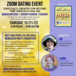 Aleeza Ben Shalom Instagram - Next Thursday! Zoom Dating Event especially created for second time singles in their 20's💕! 📢 You asked, we listened! Jewish video speed dating! 🫶🏼 Meet new people in a relaxed, moderated atmosphere! 🗓 Thursday, December 21. 6PM PST | 9PM EST 📲 To sign up, visit or click the link: www.sawyouatsinai.com/events #matchmaking #speeddating #jewish #JewishDating #JewishSingles