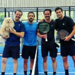 Alejandro Ávila Instagram - Chulada de muchachos 🌞 gracias por la invitación @juanmartinj y a @padelcompanymx excelente lugar 👍🏻 gustazo verte @alfredogatica vas muy bien, y mi querido @danilocarrerah que se repita no? Los quierooo! 😘🌞 #padel