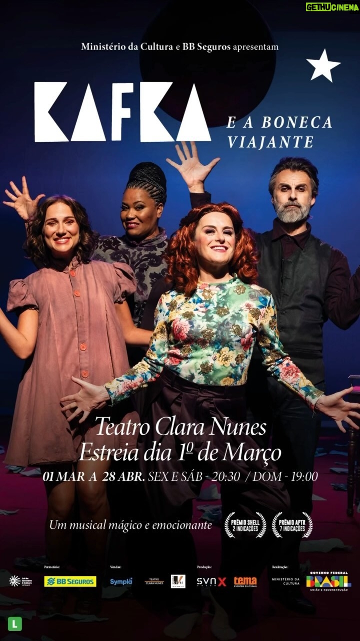 Alessandra Maestrini Instagram - @kafkabonecaviajante chega ao Rio em março. Ingressos já à venda no @sympla