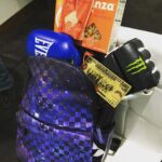 Alex Caceres Instagram - @firstroundmgmt care package #banzapasta #sprayground #everlast #monsterenergy #firstroundmanagement #frm