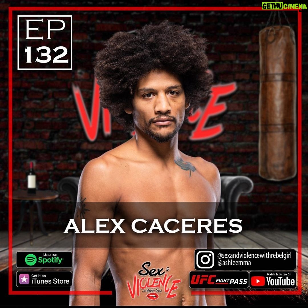 Alex Caceres Instagram - 👊🏽New episode out now!🥷🏾🪷 MMA fighter & #15 in the UFC featherweight rankings @i_am_here_now_alex joins us!🔥 We talk about: 🤕New injury & desires for top 10 opponent, 🌱Going from introvert to extrovert, 🎤Karaoke bars w/wifey, 🐻animal instincts Vs human instinct, 🍴bully mentality of eating animals, ☯️Ying yang-masculine & feminine energy, 🖋️poetry writing hopeless romantic, 👊🏽Martial arts Vs. Fighting, 😃Harnessing the “happy” fighter, & SO much more! - 🎥/🎨 @airmediaproductions 🎚 @djzole 🎛 @tomorrowkidsofficial 🎙 @ashleemma - *Link in bio*👂🏽 (& available everywhere podcasts are streamed!) - FOR EXCLUSIVE CONTENT➡️ Head over to www.UFCFIGHTPASS.com & catch your real fan questions, answered on the world’s premiere combat sports streaming service!! - #SexAndViolenceWithRebelGirl 🎙💋 #UFC #MMA #BruceLeeRoy #AlexCarceres Orange County, California