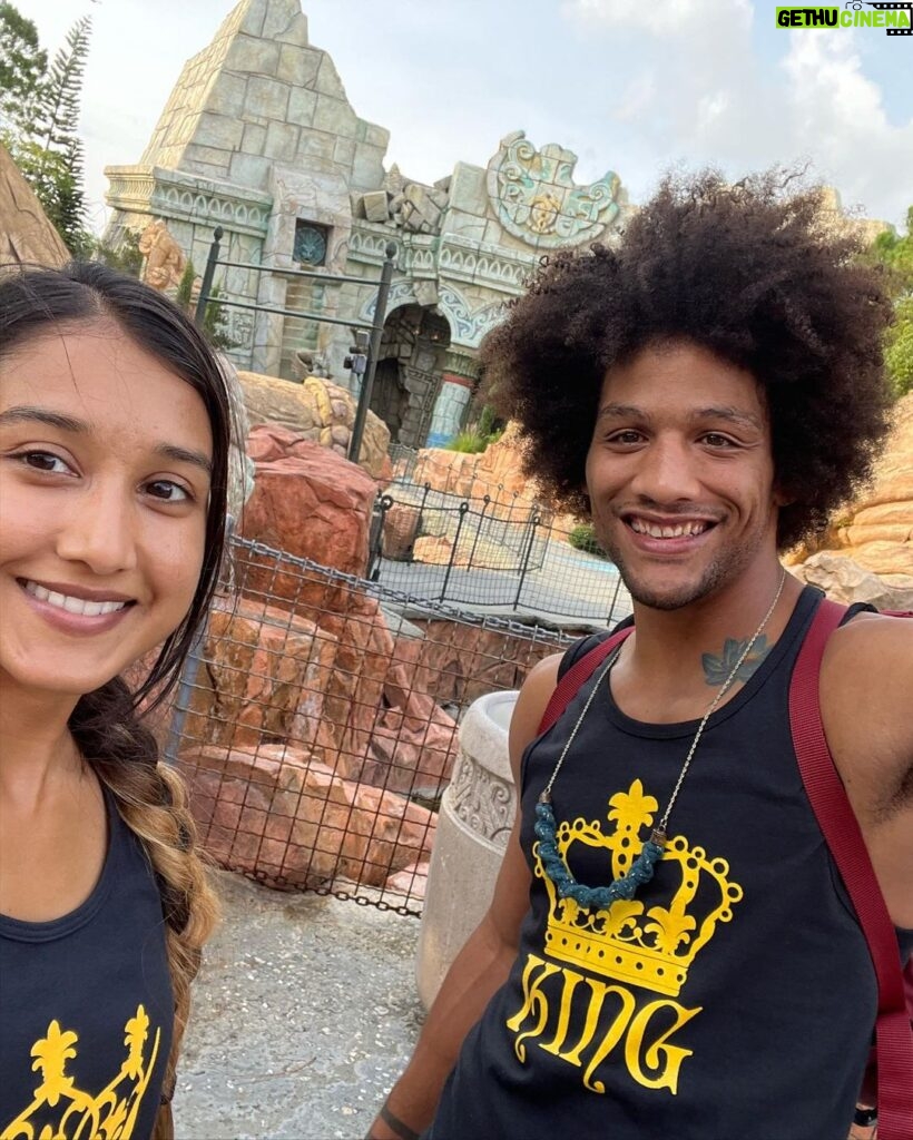 Alex Caceres Instagram - ✨ Universal Studios and Islands of Adventure ✨ Let’s Live, Love, and Adventure. Happy Early Birthday to my Alex 🥳 I love you! I can’t believe we did Dr.Dooms Fearfall 😨Let’s keep making everything an adventure 😘♥️